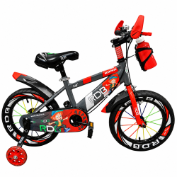 Bicicleta copii pentru baieti RDB Albatros, 14 inch, rosu