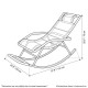 Balansoar cu cadru metalic pentru gradina, terasa, si balcon Balansoar cu cadru metalic pentru gradina, terasa, si balcon