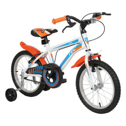 Bicicleta copii RDB ARES, 16 inch, alb