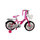 Bicicleta copii RDB MIYU culoare roz/alb roata 16" otel