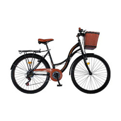 Bicicleta RDB HOLBINA, Negru, Roata 26" Otel
