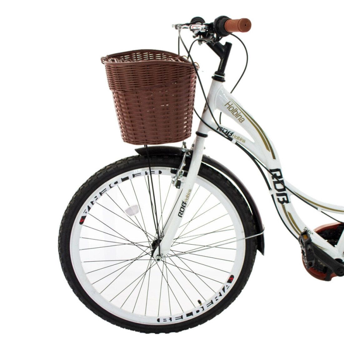 Bicicleta RDB HOLBINA, Crem, Roata 26" Otel