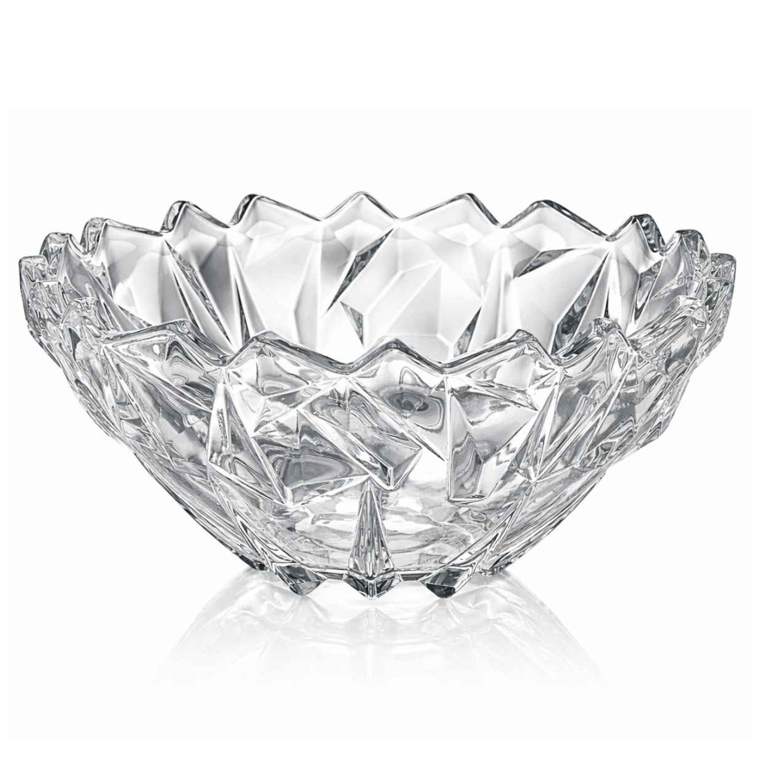Bol din sticla modern, 24 cm diametru, 10 cm inaltime