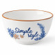 Bol ceramic "Simple style", 15 cm diametru, 8 cm inaltime