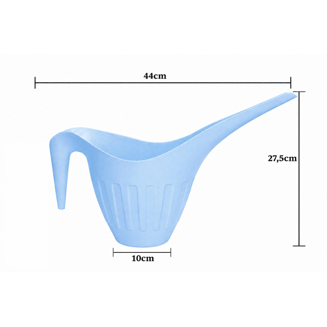 Stropitoare tip cana de udare, design ergonomic, 44 x 10 x 27.5 cm, albastru