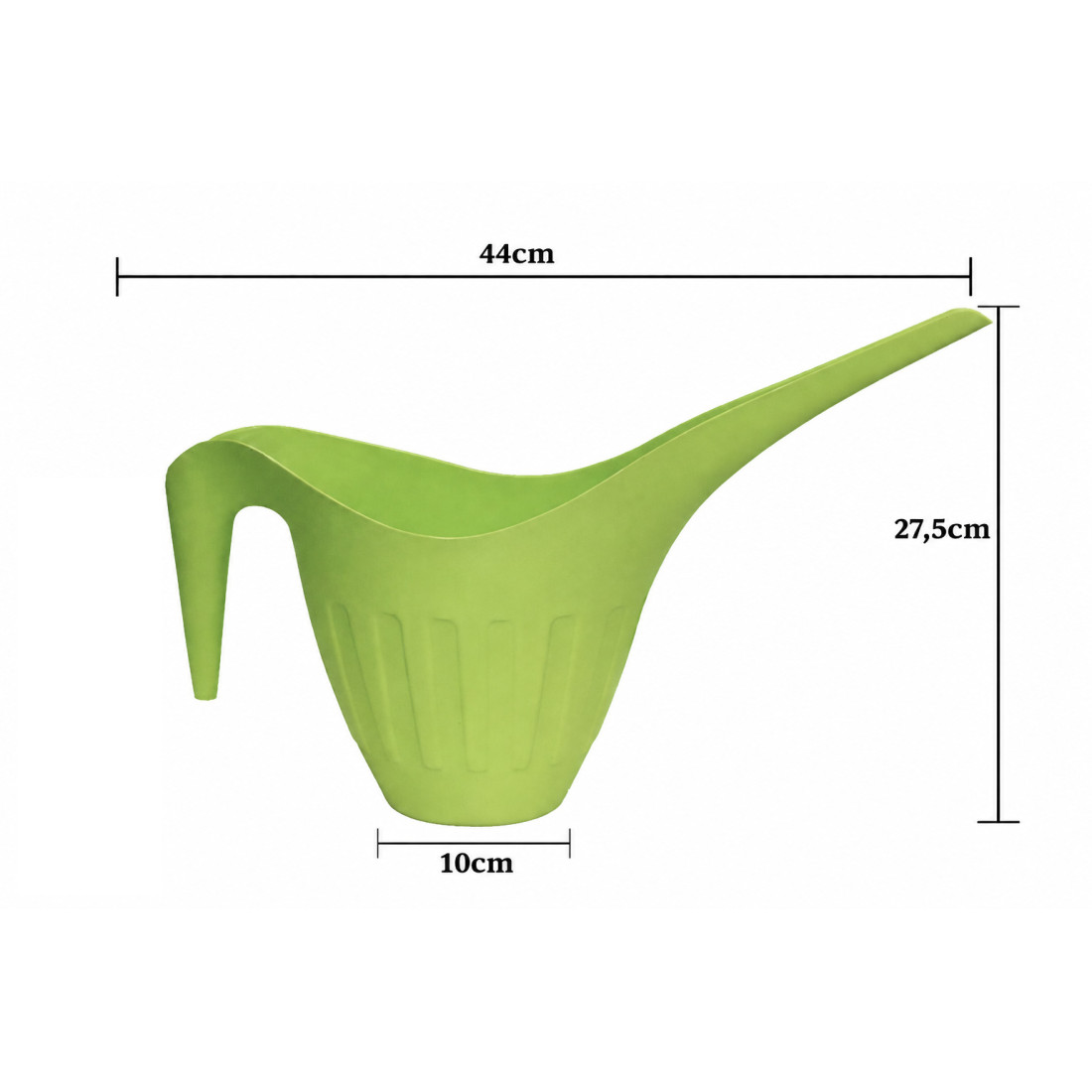 Stropitoare tip cana de udare, design ergonomic, 44 x 10 x 27.5 cm, verde