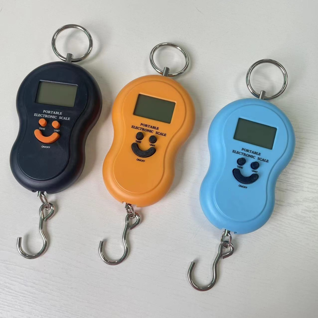 Cantar electronic de mana cu carlig, portabil, Ecran LCD, capacitate maxima de 50 kg