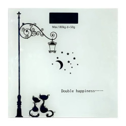 Cantar de baie electronic, greutate maxima 180 kg, oprire automata