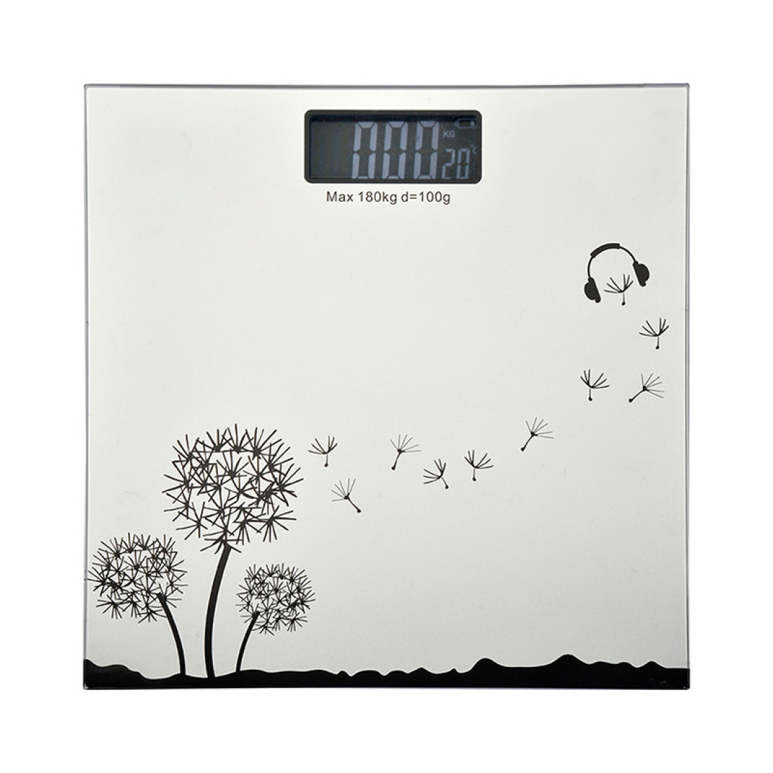 Cantar de baie electronic, greutate maxima 180 kg, oprire automata