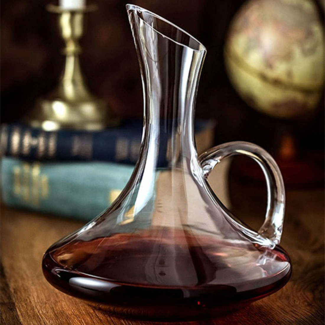 Carafa din sticla pentru vin, 1.8L, design elegant modern