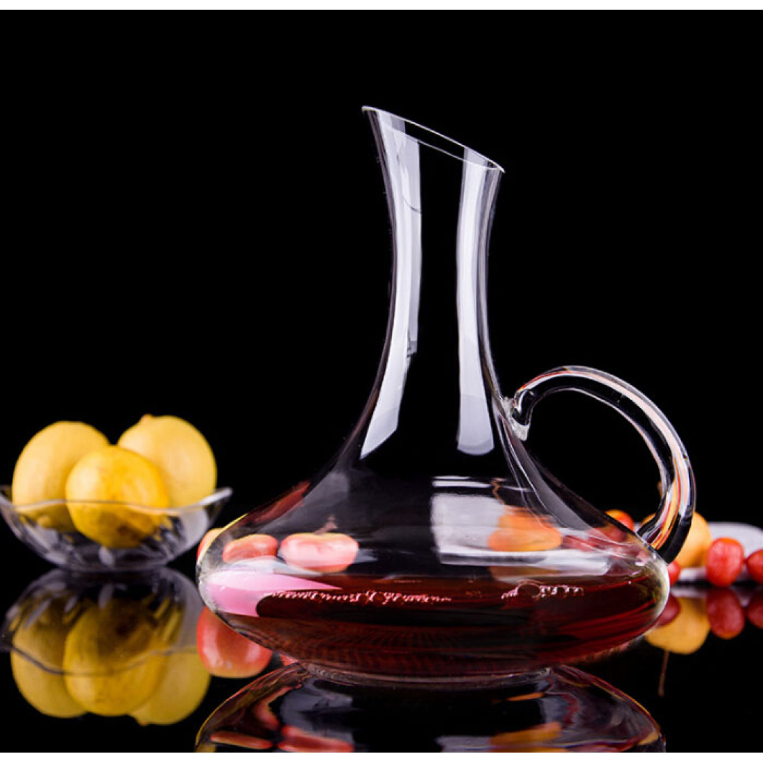 Carafa din sticla pentru vin, 1.8L, design elegant modern