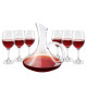Carafa din sticla pentru vin, 1.8L, design elegant modern