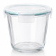 Caserola rotunda din sticla cu capac etans, 1L