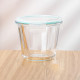 Caserola rotunda din sticla cu capac etans, 1L