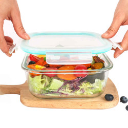 Caserola din sticla cu capac etans, 800 ml