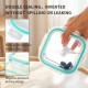 Caserola din sticla cu capac etans, 800 ml