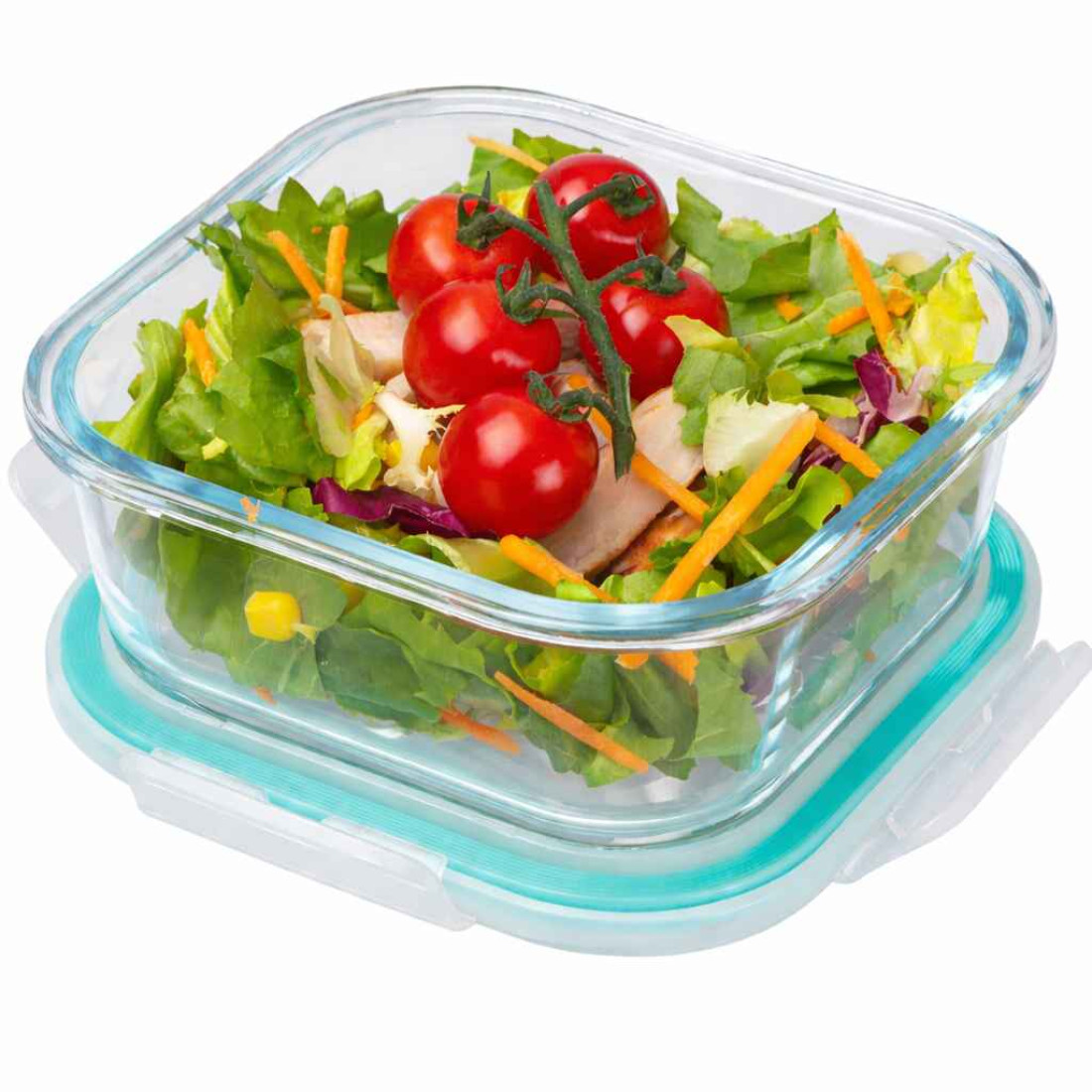 Caserola din sticla cu capac etans, 800 ml