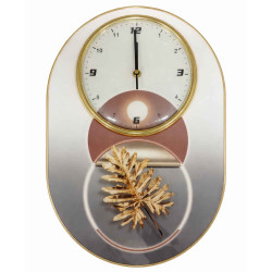 Ceas tip tablou 30 x 40 cm, stil elegant abstract