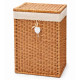 Cos de depozitare cu capac, impletit, traditional, 43 x 33 x 53 cm