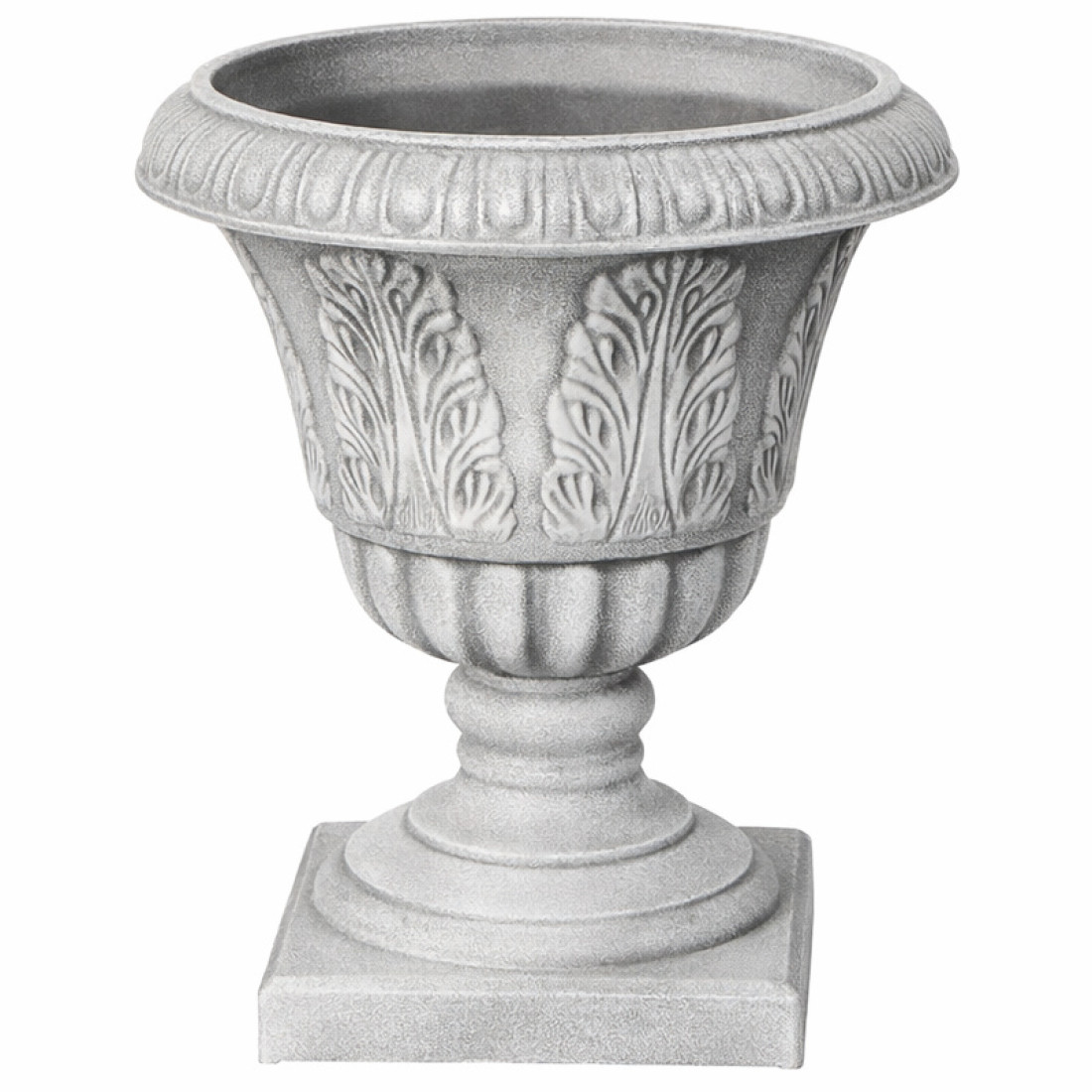 Ghiveci decorativ tip urna cu piedestal, design clasic, 40 x 45 cm