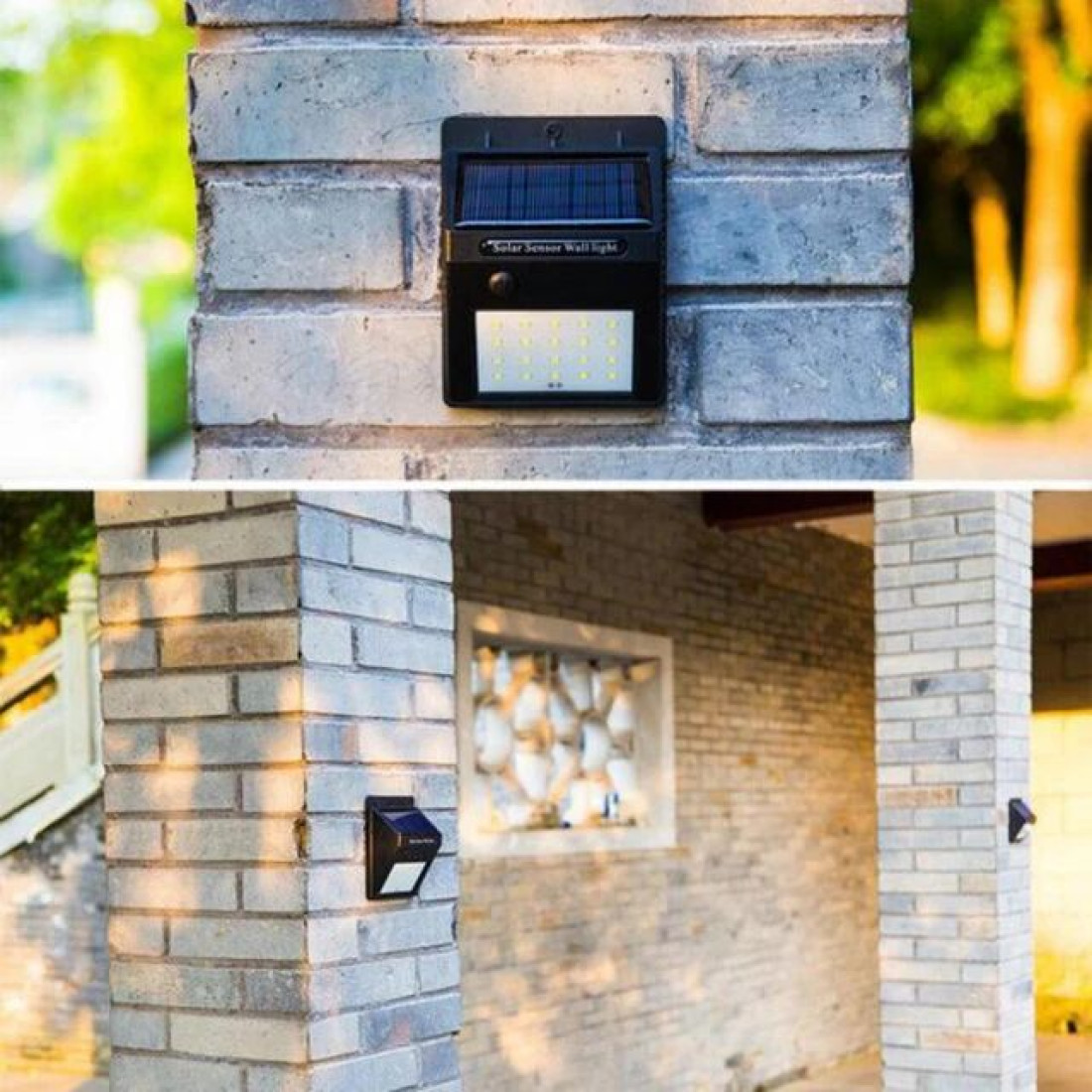 Lampa LED cu incarcare solara, senzor de miscare, 102x53x130mm Lampa LED cu incarcare solara, senzor de miscare, 102x53x130mm