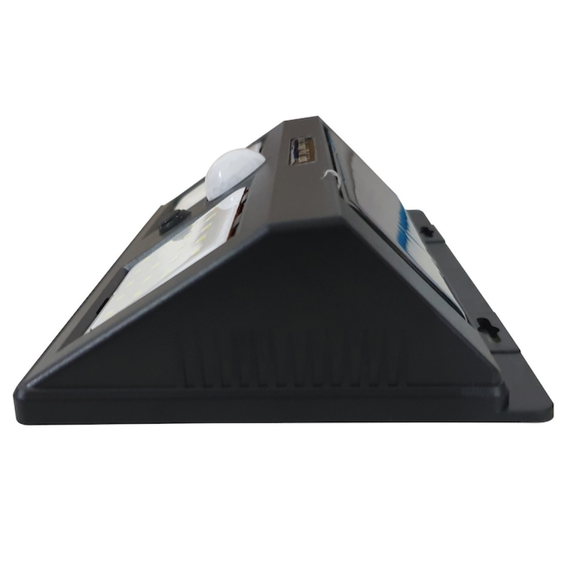 Lampa dubla LED cu incarcare solara, senzor de miscare, 190x45x115mm