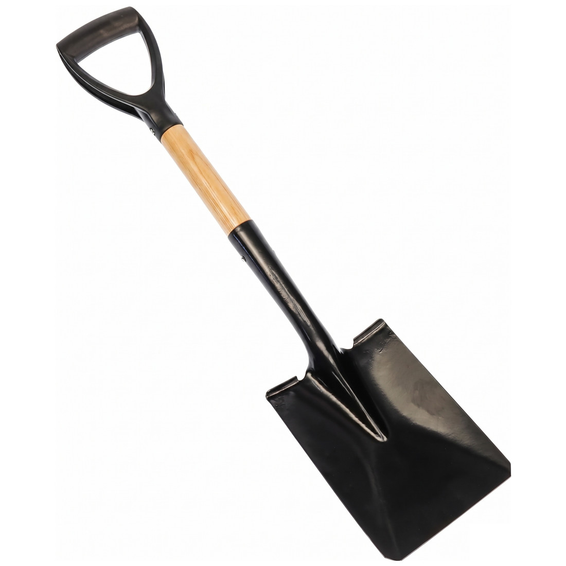 Lopata gradina metalica cu maner lemn si prindere ergonomica, ideala pentru lucrari de sapat, mutat pamant, nisip, zapada