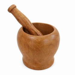 Mojar cu pistil din bambus, 10x12 cm