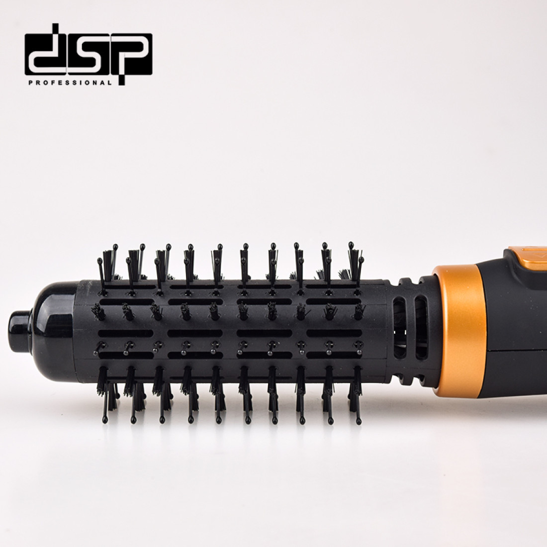 Perie electrica de par rotativa, DSP Profesional, 900W, 2 perii capete rotative, uscare 360° si stilizare, 2 viteze, 2 setari de temperatura, potrivita pentru orice lungime si tip de par, cablu de 1.8 m