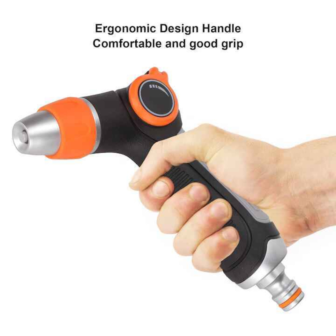 Pistol de stropit pentru furtun, cap de stropire ingust, reglare apa, usor, pentru gradina/spalare masini Pistol de stropit pentru furtun, cap de stropire ingust, reglare apa, usor, pentru gradina/spalare masini