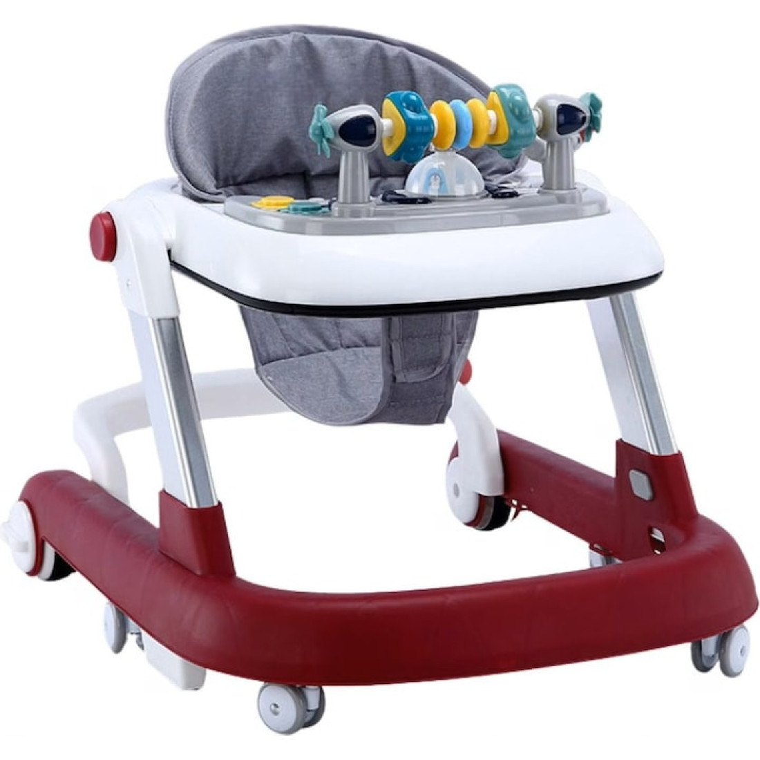 Premergator Copii RDB-12 2in1, Pliabil, Suport cu Pernuta, Roti pivotante, Masuta, Jucarii cu Sunete, Visiniu Premergator Copii RDB-12 2in1, Pliabil, Suport cu Pernuta, Roti pivotante, Masuta, Jucarii cu Sunete, Visiniu