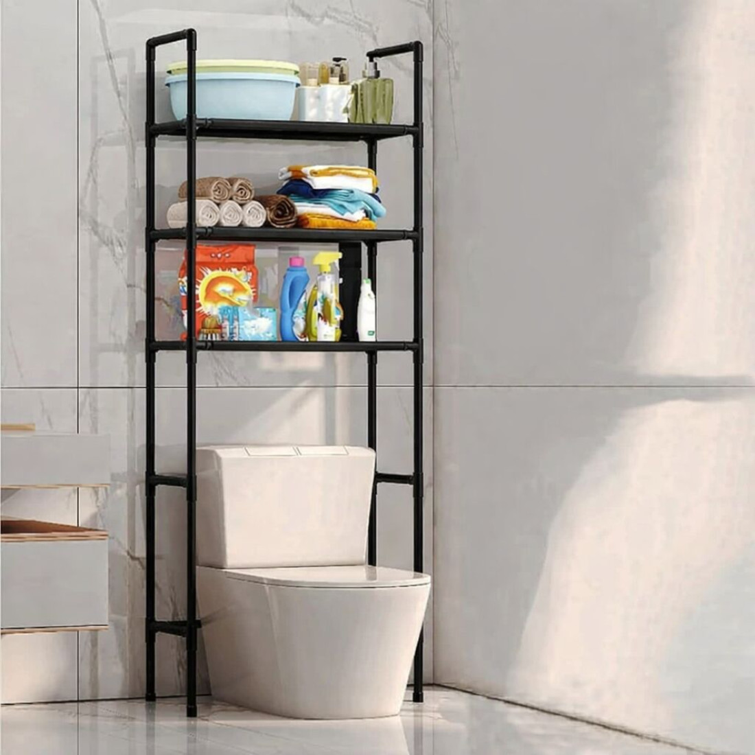  Suport organizator deasupra toaletei 155 x 47 x 25 cm