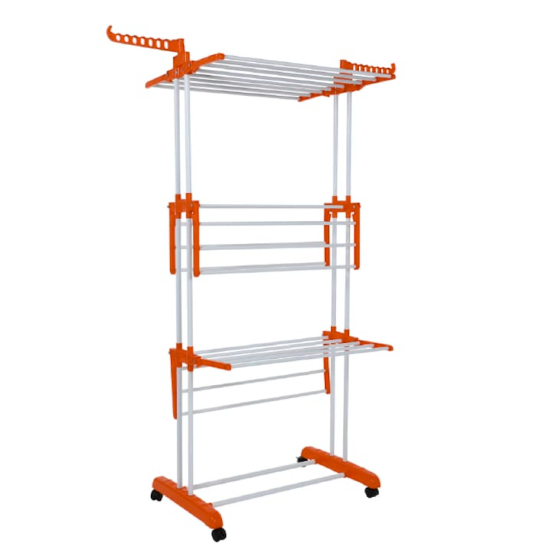 SUPORT PENTRU HAINE / USCATOR DE RUFE, 3 RAFTURI, CAPACITATE 40 KG