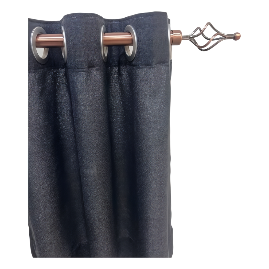 Galerie telescopica perdea sau draperie, metalica, bronz, cu lungime reglabila, 300 cm