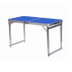 Masa Pliabila din Aluminiu cu 4 Scaune, Tip Valiza, Usor de Transportat, Blat 120 x 60 cm, Inaltime Reglabila 50-63 cm, Albastru Masa Pliabila din Aluminiu cu 4 Scaune, Tip Valiza, Usor de Transportat, Blat 120 x 60 cm, Inaltime Reglabila 50-63 cm, Albastru