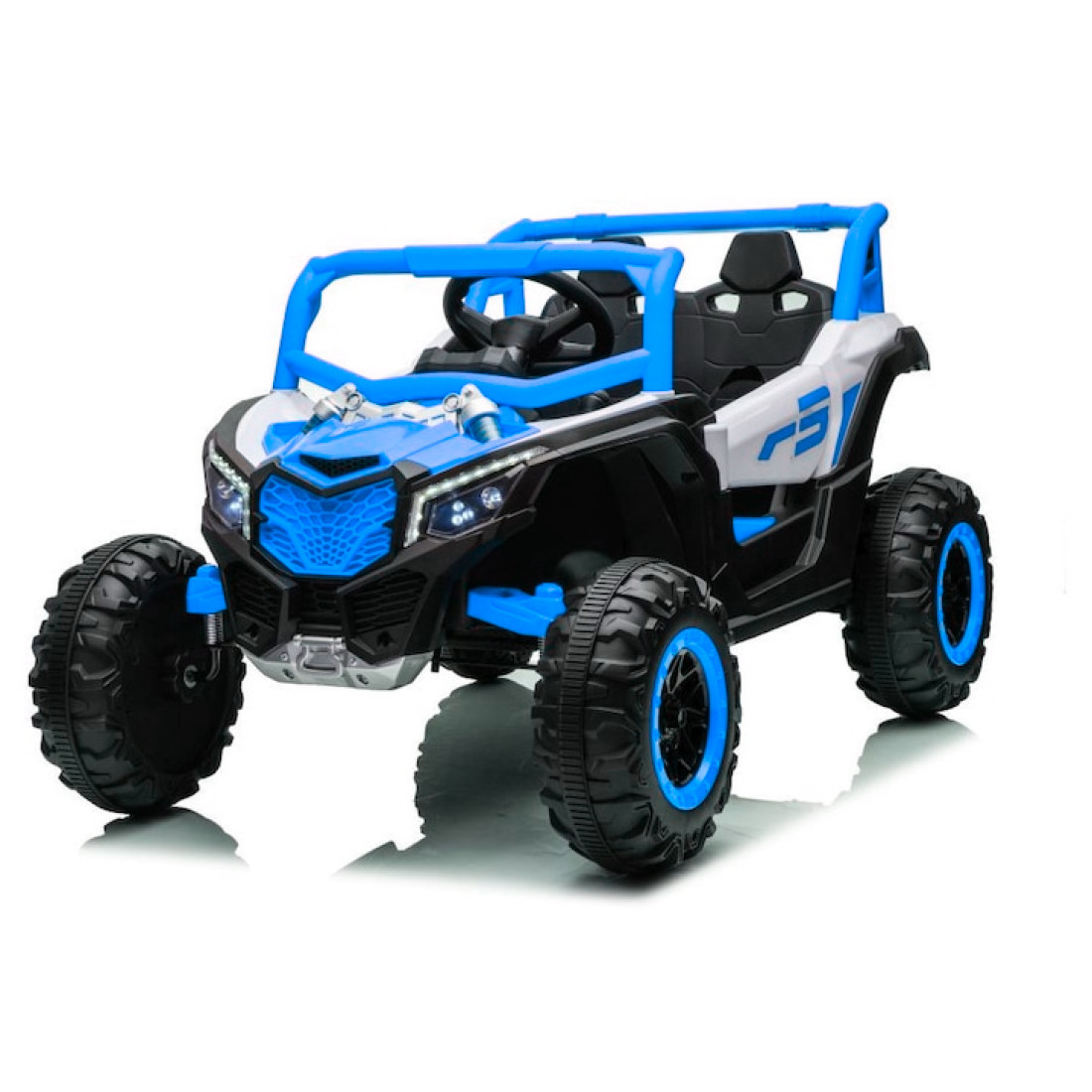 Masinuta electrica copii 4 motoare, albastra, RDB-611