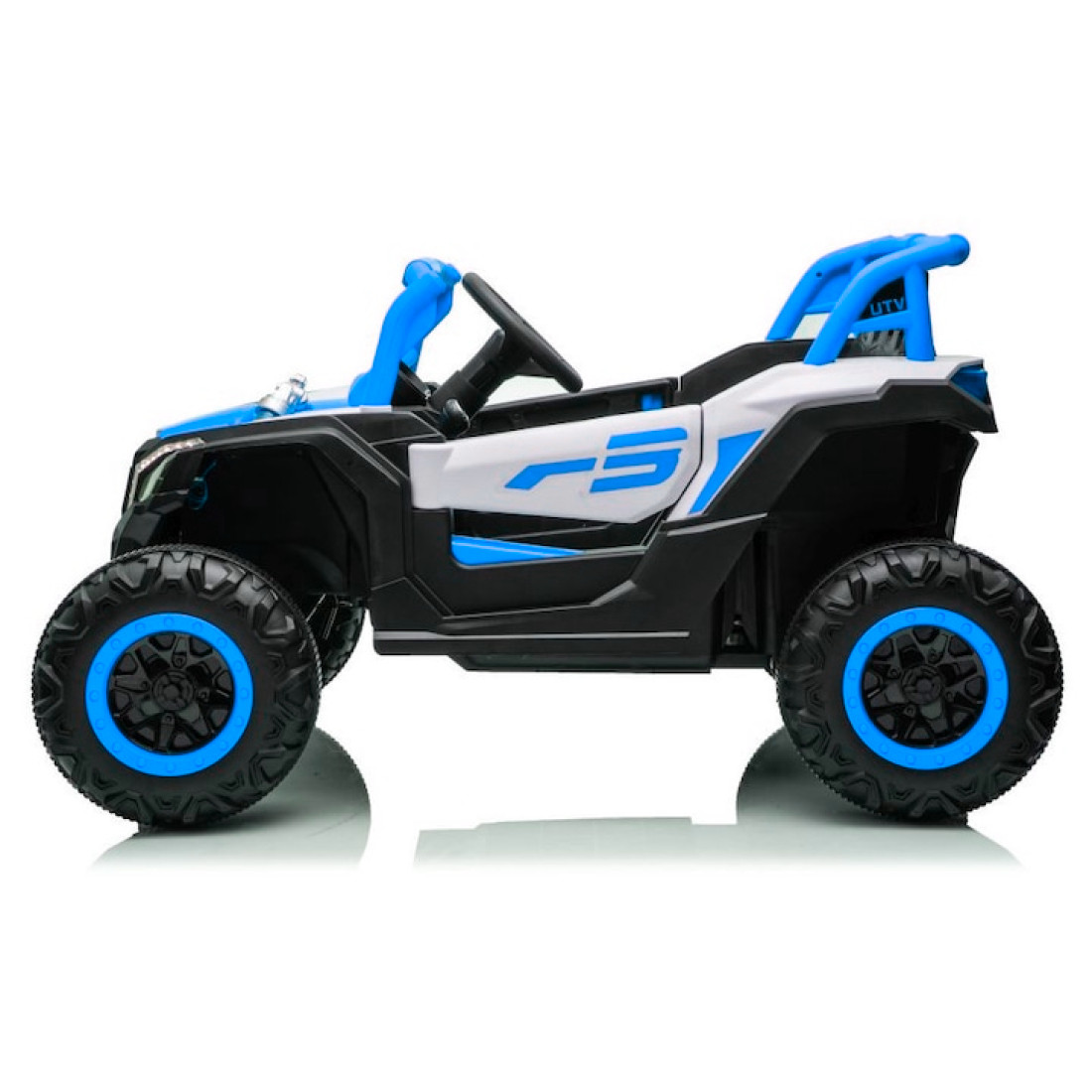 Masinuta electrica copii 4 motoare, albastra, RDB-611