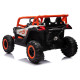 Masinuta electrica copii 4 motoare, portocalie, RDB-611