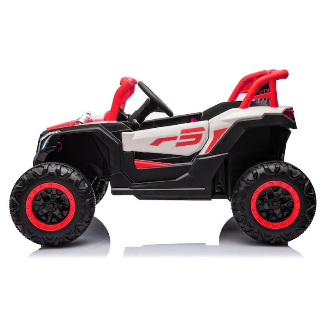 Masinuta electrica copii 4 motoare, rosie, RDB-611