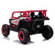 Masinuta electrica copii 4 motoare, rosie, RDB-611