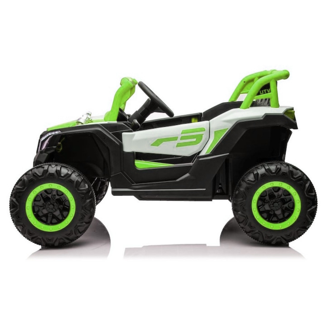 Masinuta electrica copii 4 motoare, verde, RDB-611