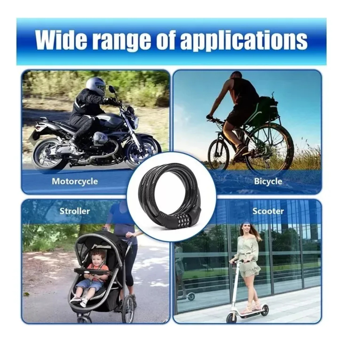 ANTIFURT BICICLETA 11 * 80 cm