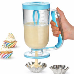 Cana dozatoare gradata 900ml pentru aluat, clatite, briose, ciocolata Cana dozatoare gradata 900ml pentru aluat, clatite, briose, ciocolata