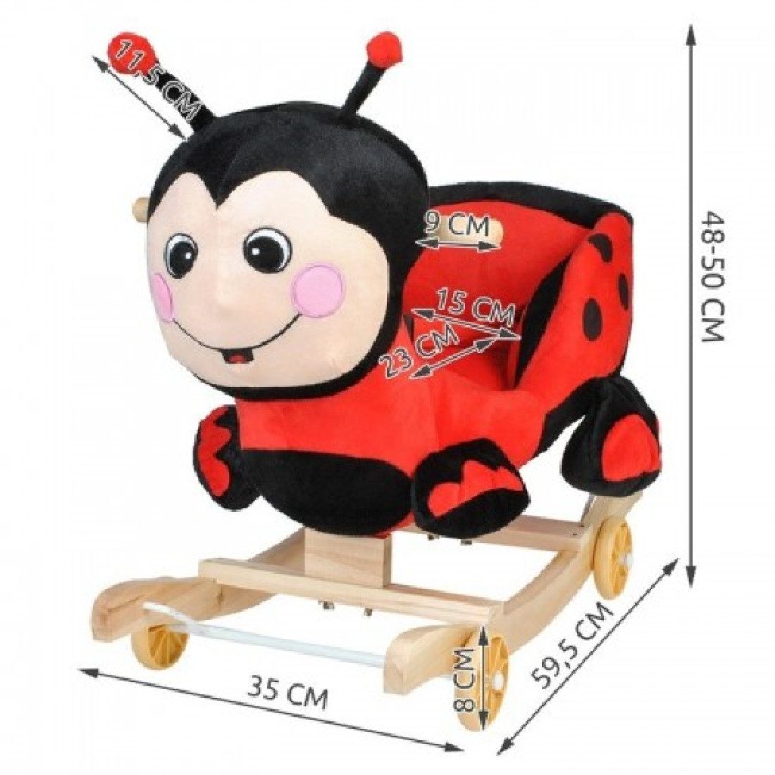 BALANSOAR CU ROTI FIGURINA DIN PLUS BUBURUZA