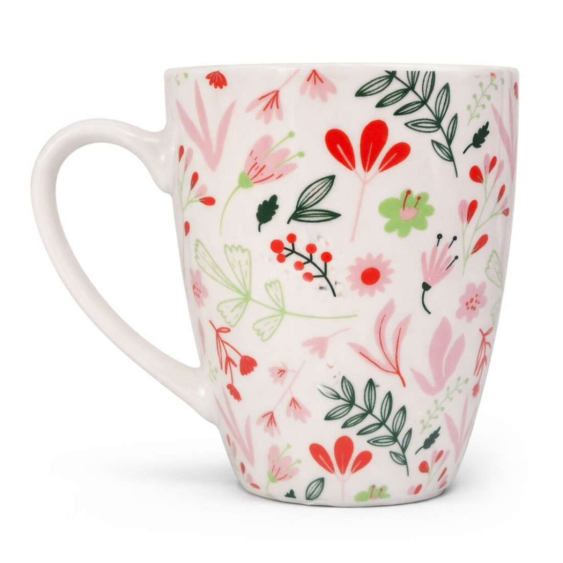 Cana ceramica model floral, 10 cm