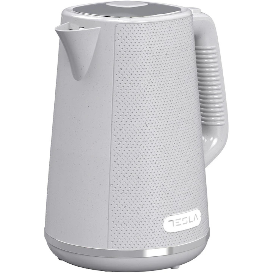 Fierbator Tesla KT400GX, 1.7L, 2200W, oprire automata, indicator LED, baza rotativa 360°, alb/gri Fierbator Tesla KT400GX, 1.7L, 2200W, oprire automata, indicator LED, baza rotativa 360°, alb/gri