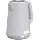 Fierbator Tesla KT400GX, 1.7L, 2200W, oprire automata, indicator LED, baza rotativa 360°, alb/gri Fierbator Tesla KT400GX, 1.7L, 2200W, oprire automata, indicator LED, baza rotativa 360°, alb/gri