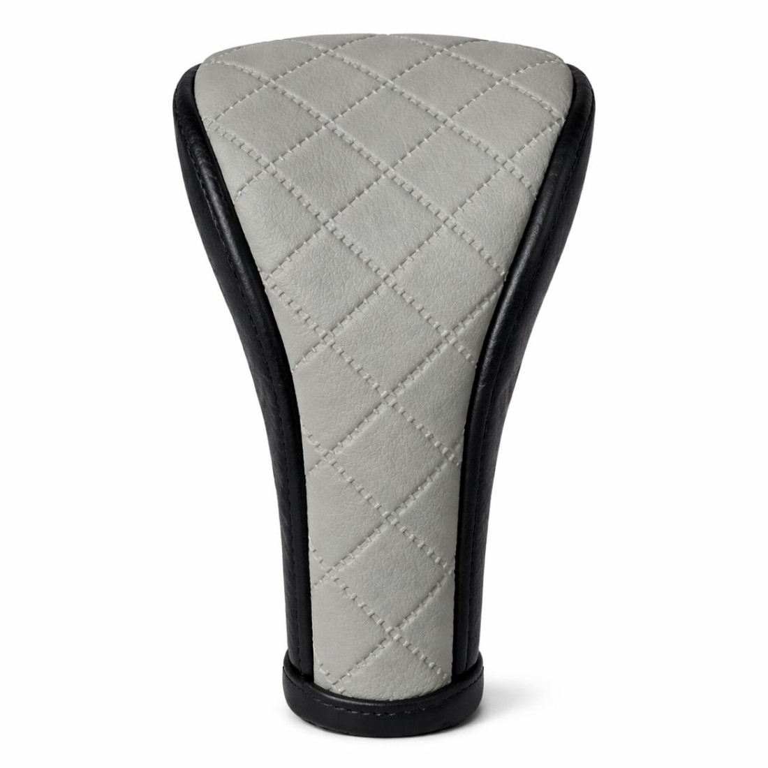 Husa schimbator viteze auto cu fermoar, 12 cm, gri cu negru