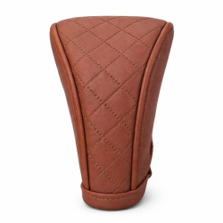 Husa schimbator viteze auto cu fermoar, 12 cm, maro