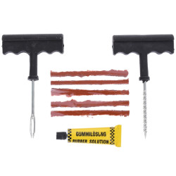 Kit vulcanizare auto la rece, depanare cu snur, adeziv cauciuc, reparare anvelope